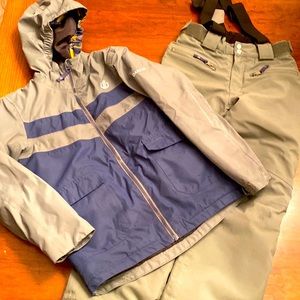 Dare2B Boys Green Jacket & Snowpants Ski Winter Set 10